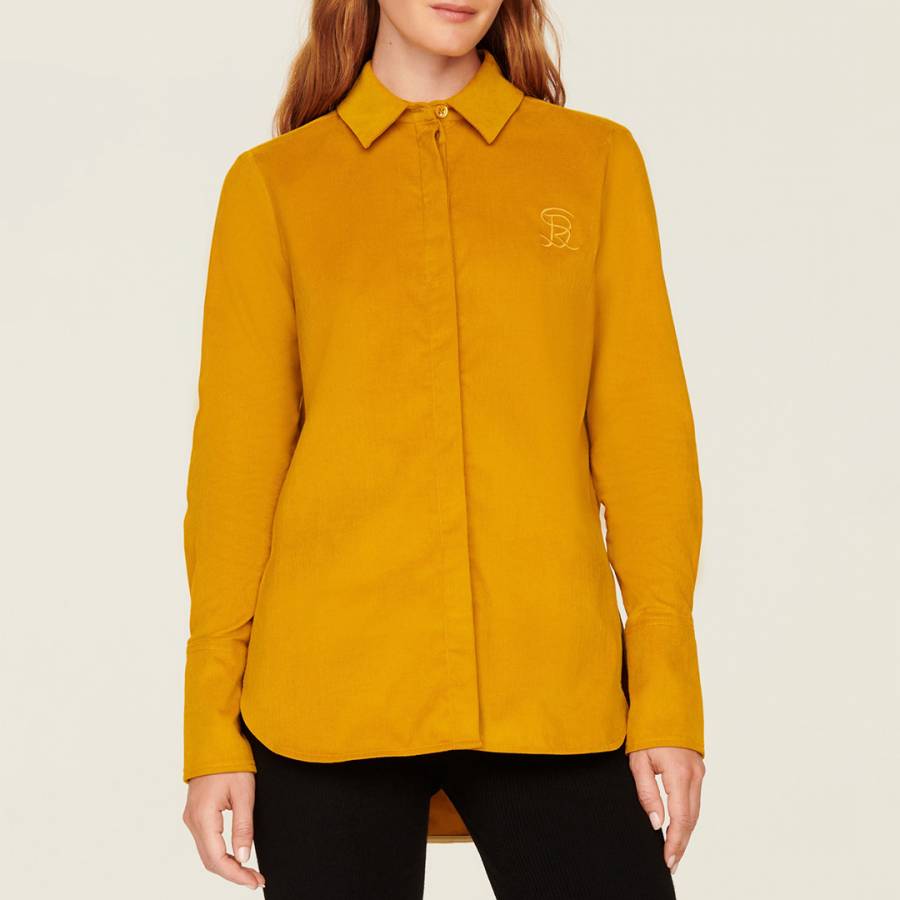 Mustard Yellow Cotton Shirt