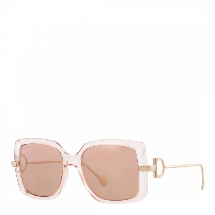 Women's Gold Salvatore Ferragamo Sunglasses 55mm