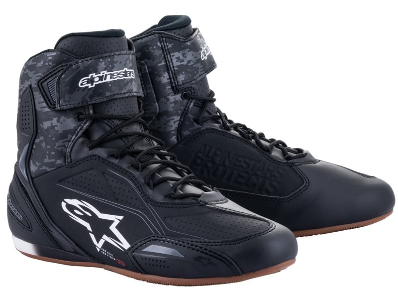 Alpinestars Faster-3 Shoes Black Dark Gray Gum Size US 7