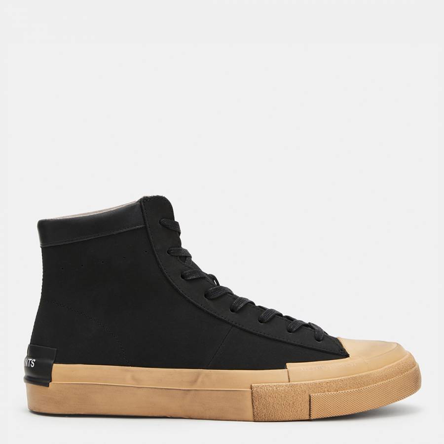 Black Smith High Top Leather Trainers