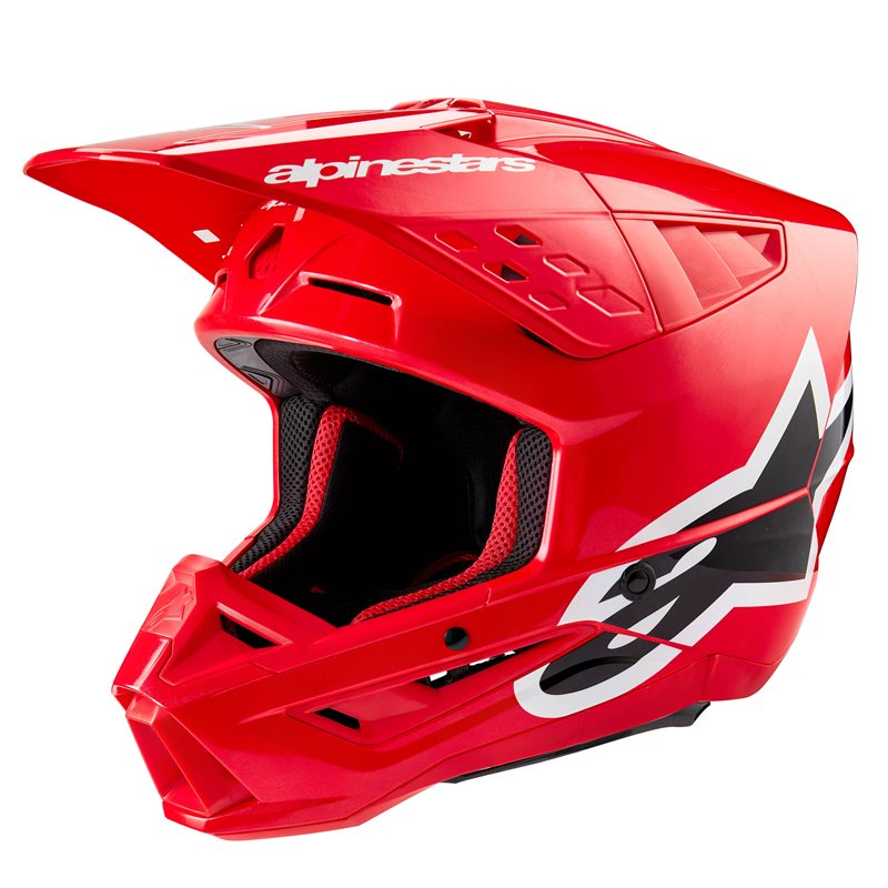 Alpinestars S-M5 Corp Helmet Ece 22.06 Bright Red Glossy Size L