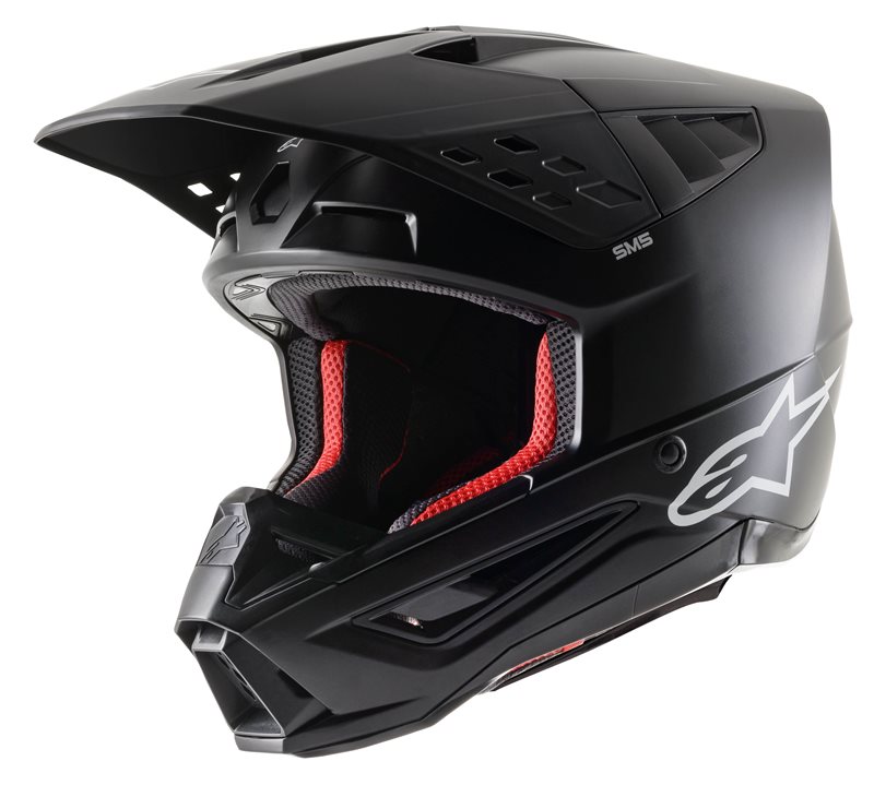 Alpinestars S-M5 Solid Helmet Ece 22.06 Black Matt Size L