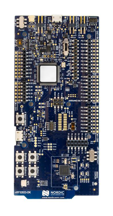 Nordic Semiconductor Nrf52833-Dk Dev Kit, Bluetooth Low Energy, Soc