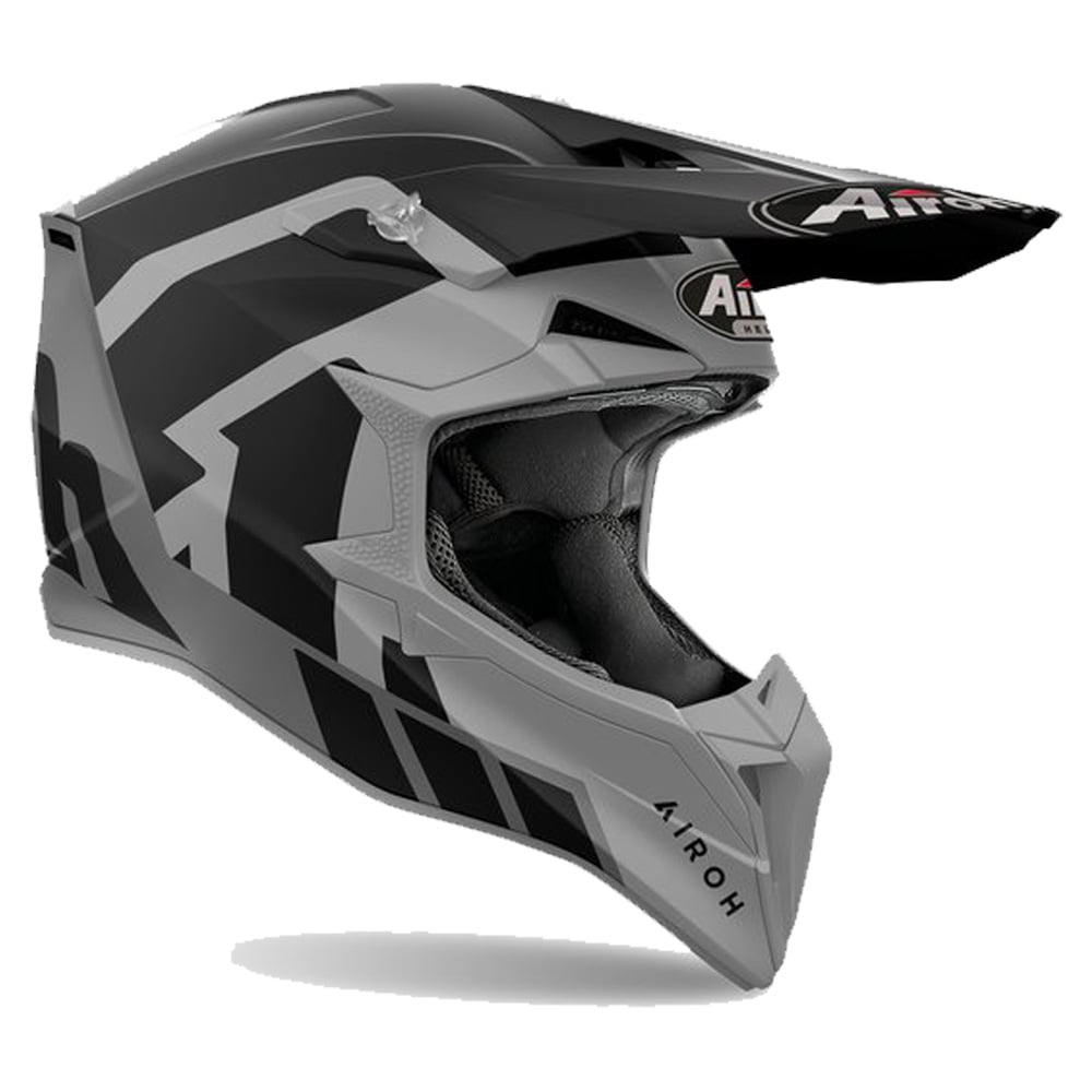 Airoh Wraaap Reloaded Grey Black Offroad Helmet S