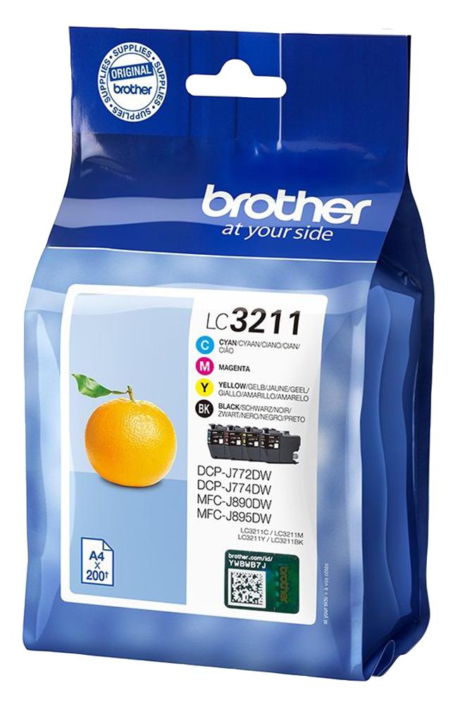 Brother Lc3211Val Ink Cart, Lc3211Val, Bcmy, Brother