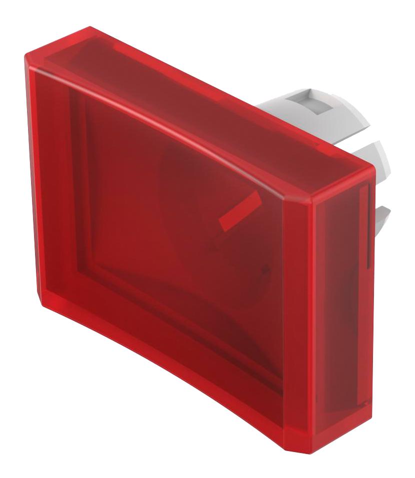 EAO 51-904.2 Lens, Switch, Rectangular, Red, Concave