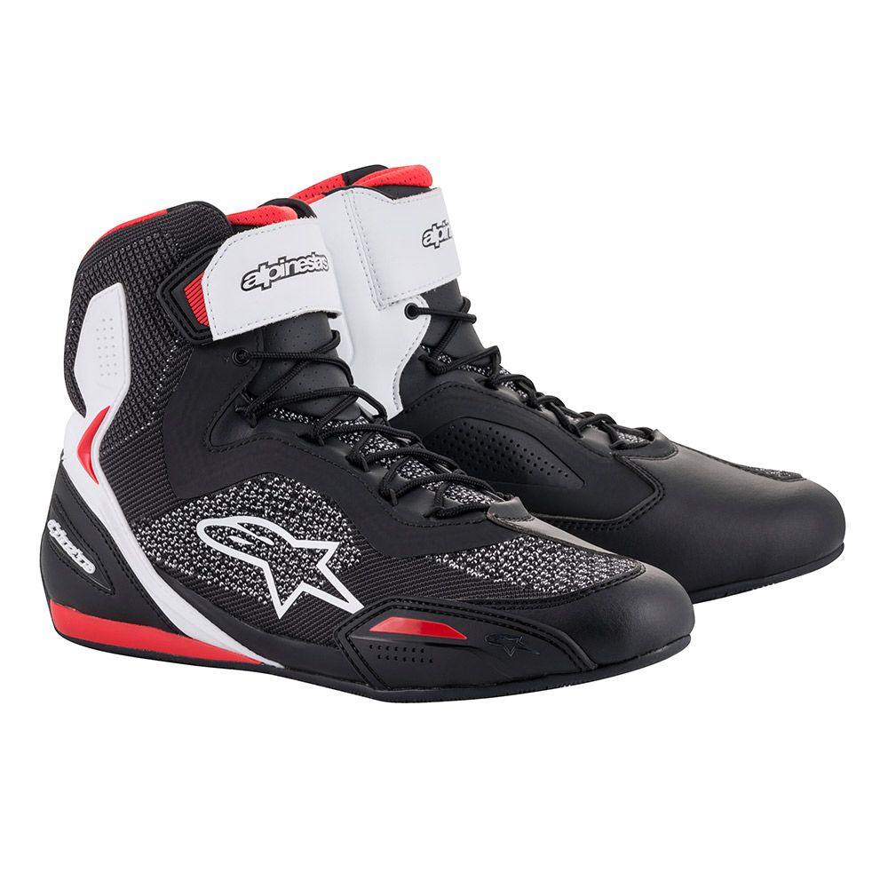 Alpinestars Faster-3 Rideknit Black White Red Size US 8