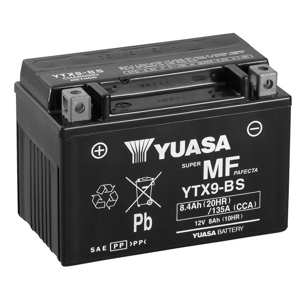 Yuasa YTX9 (WC) Maintenance free Motorcycle Battery Size