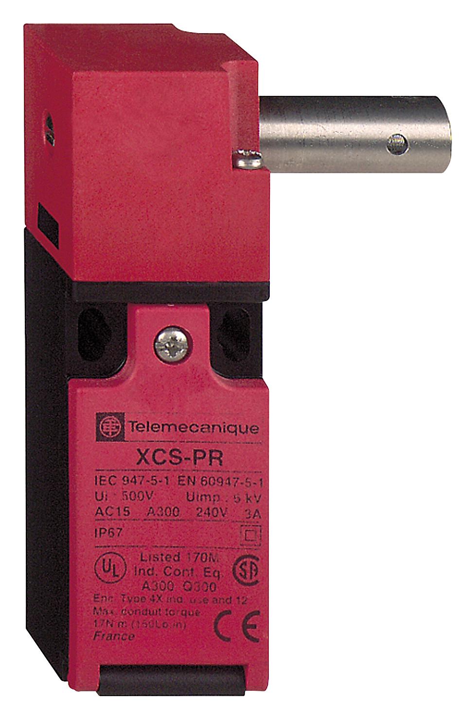 Telemecanique Sensors Xcspr951 Safety Switch, Dpst-Nc/spst-No, 6A, 120V