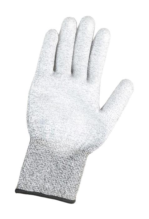 Desco 17132 Cut-Resistant Glove, Pe, Small, Gry/wht