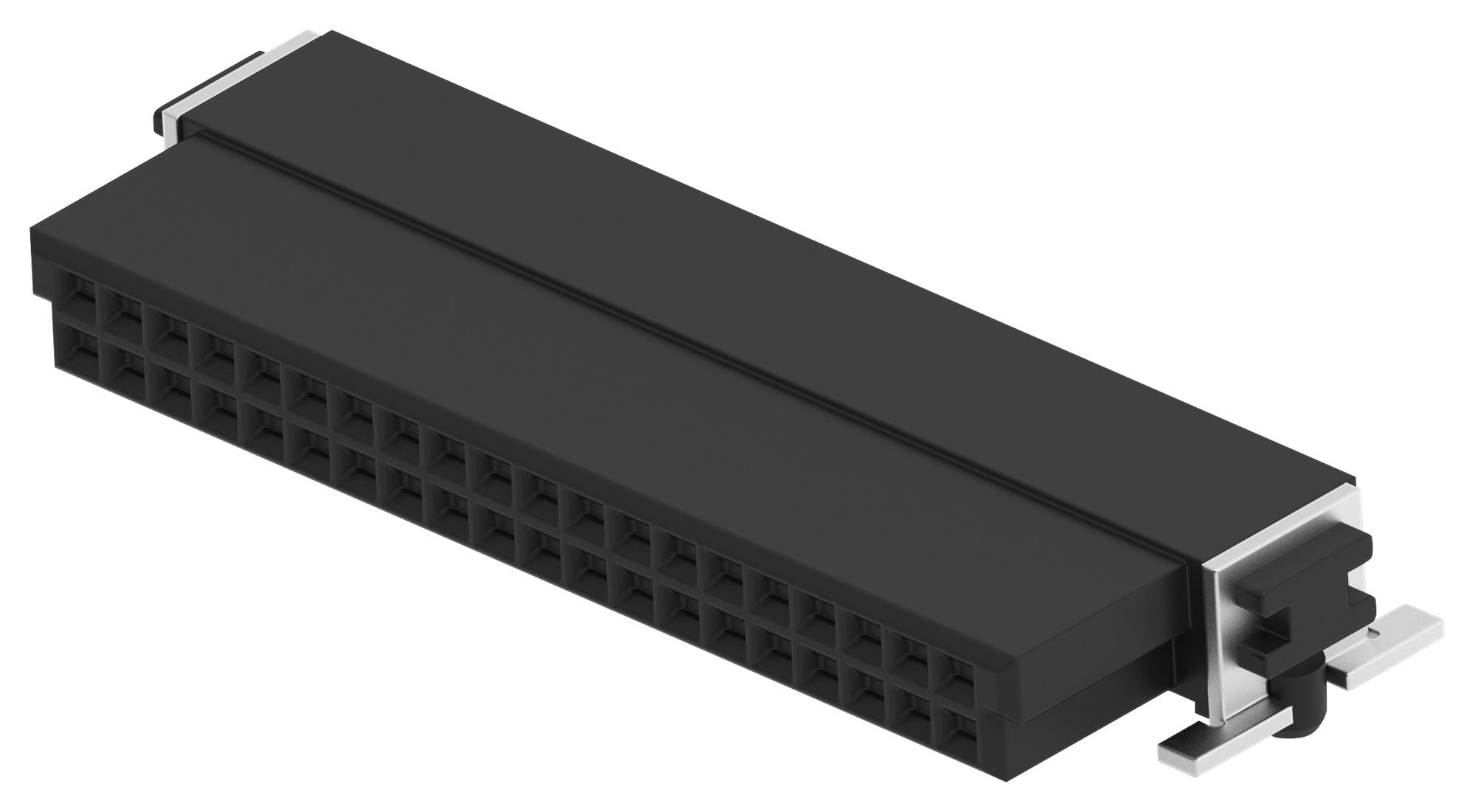 Erni / Te Connectivity 354081-E Conn, R/a Rcpt, 40Pos, 2Row, 1.27mm, Smt