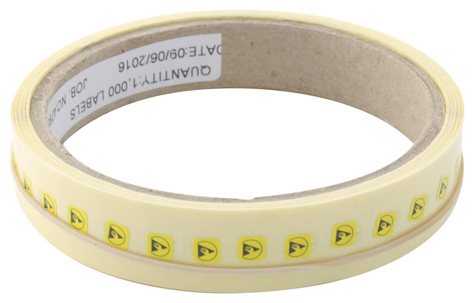 Multicomp Pro 055-0004 Esd Caution Symbol Label, 5X5mm