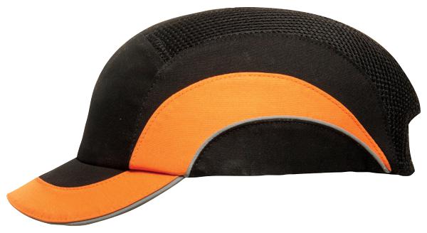 Jsp Abs000-00N-500 Safety Helmet, En812, Black/orange