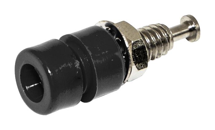 Mueller Electric Bu-P2142-0 Banana Connector, Jack, 5A, 1Kv, Black