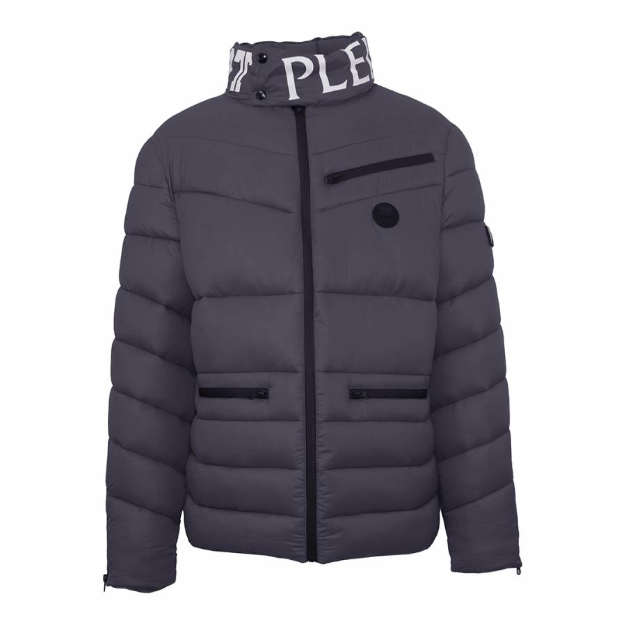 Charcoal Padded Puffer Jacket