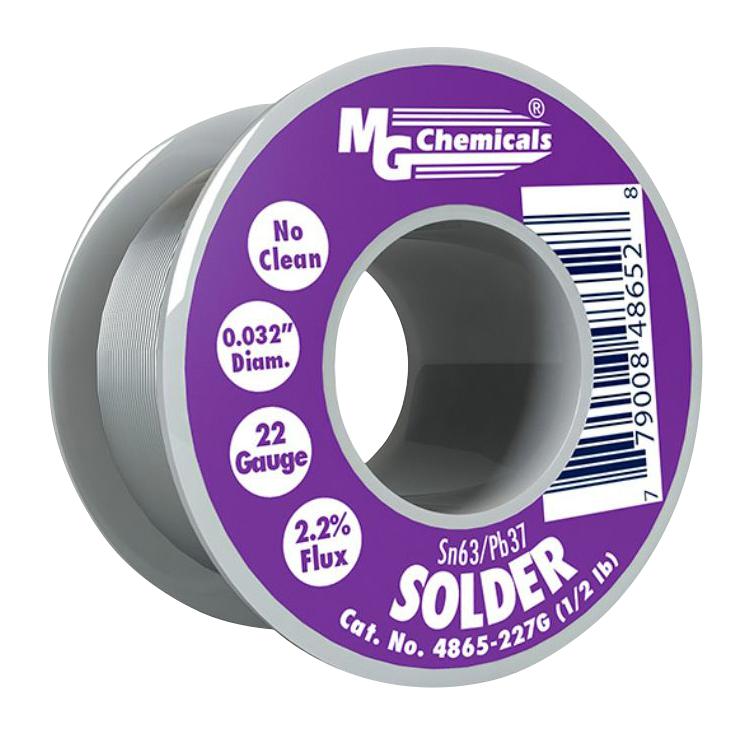 MG Chemicals 4886-227G Solder Wire, 63/37 Sn/pb, 227G