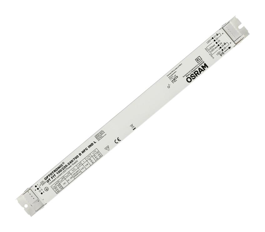 Osram Ot-Fit-100/220-240/700-D-Nfc-Ind-L Led Driver, Constant Current, 100W