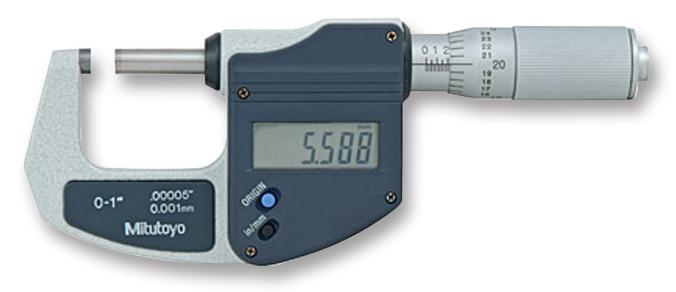 Mitutoyo 293-832 Micrometer, 0-25mm