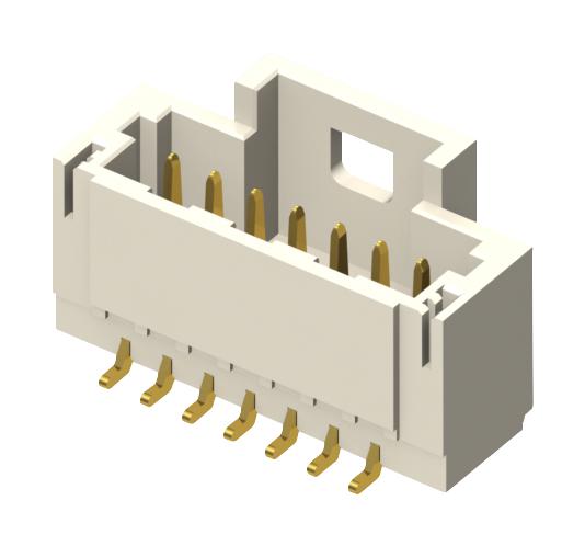 Samtec T1M-05-F-Sv-L Wtb Connector, Header, 5Pos, 1Row, 1mm