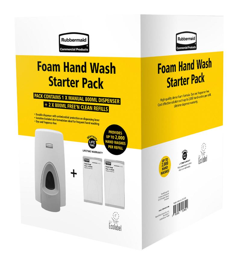 Rubbermaid 2127385 Starter Pack Foam Hand Wash, Manual