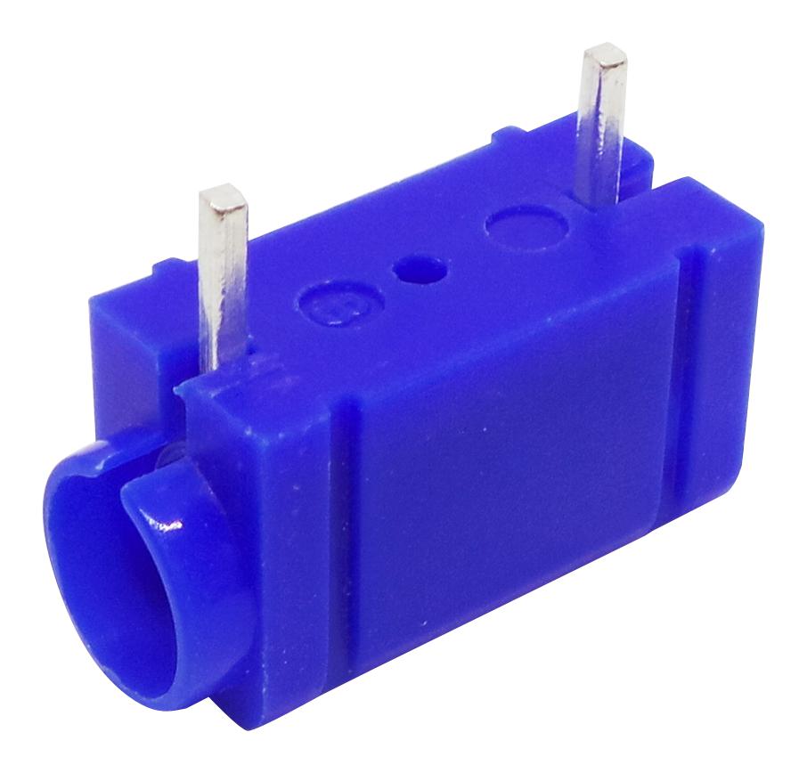 Deltron Components 571-0200-01 Socket, 4mm, Pcb, Blue