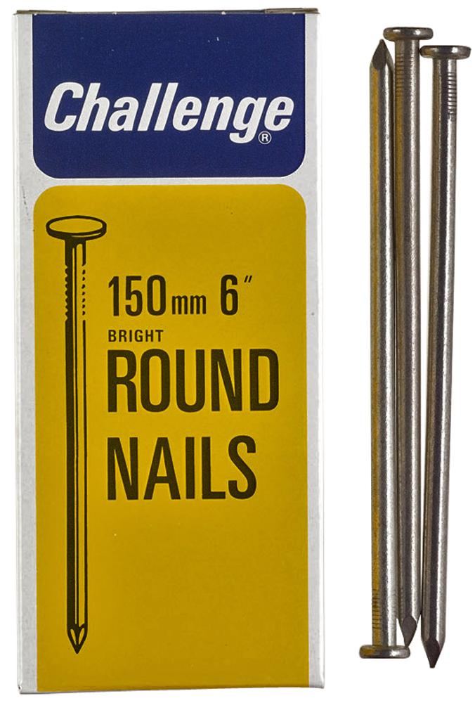 Challenge 12038 Round Nails Bright, 150mm - 500G