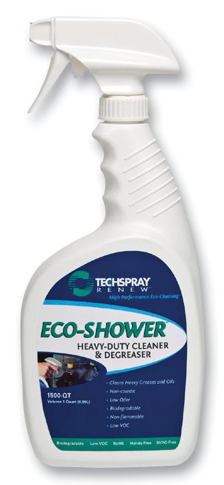 Techspray 1500-Lt Cleaner, Eco-Shower Degreaser 0.95L