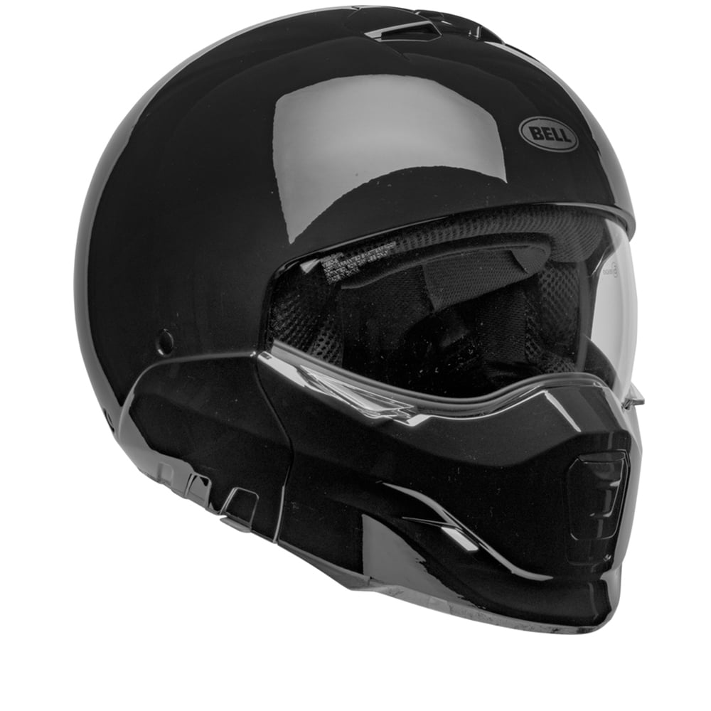 Bell Broozer Solid Solid Gloss Black Modular Helmet L