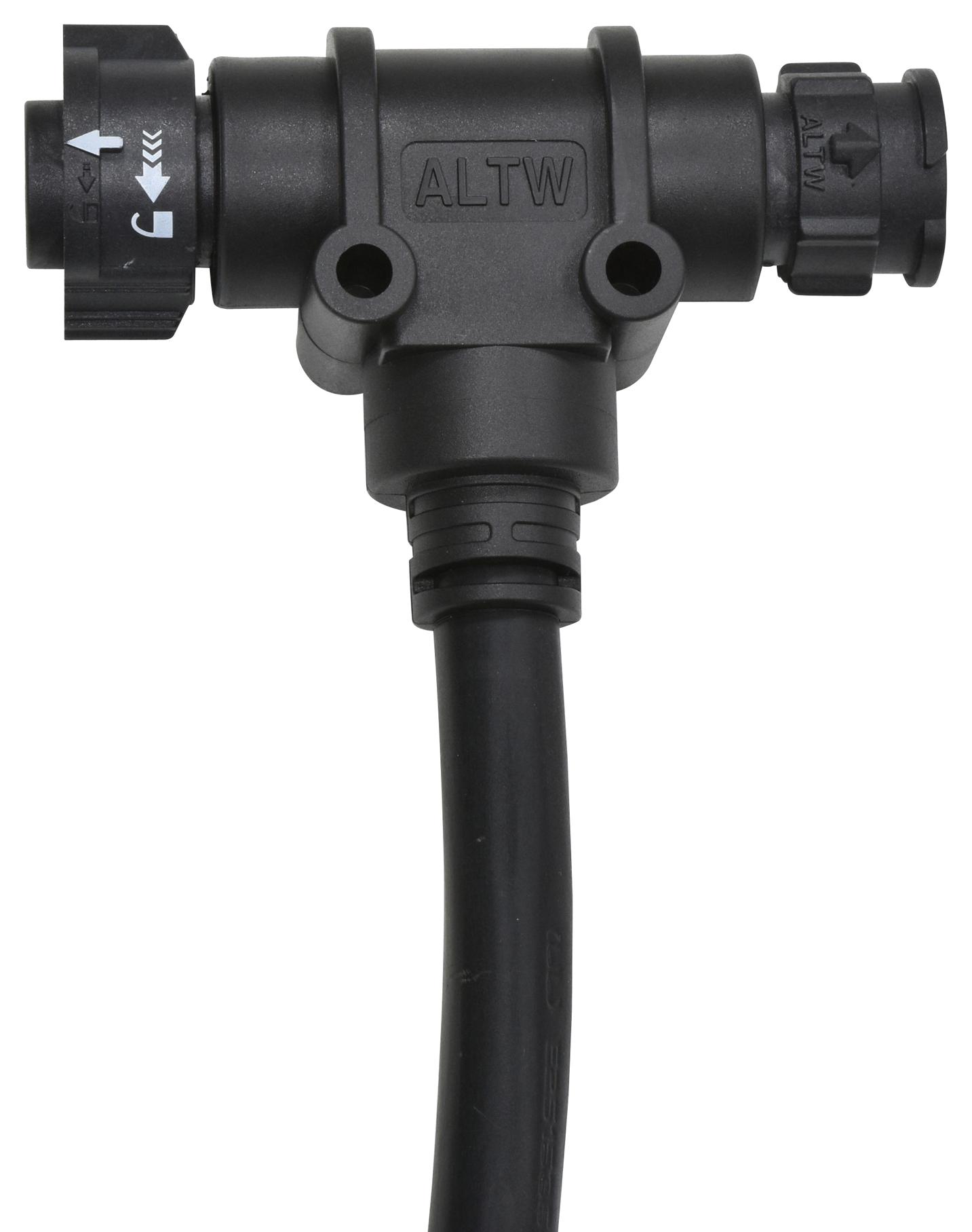 Amphenol LTW Ab-Cc-030300-Bh0-Tqe01 Cable Assy, Cir Plug/rcpt-Free End, 1M
