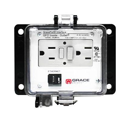 Grace Technologies P-R2-K2Rf0 Interface Connector, 2Port, Cat 5E Ethernet