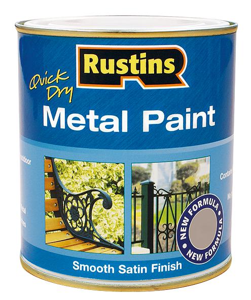 Rustins Mpsr250 Metal Paint Silver 250Ml