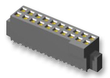 Samtec Sfc-105-T2-L-D-A Socket, 1.27mm, Smt, 10 Way