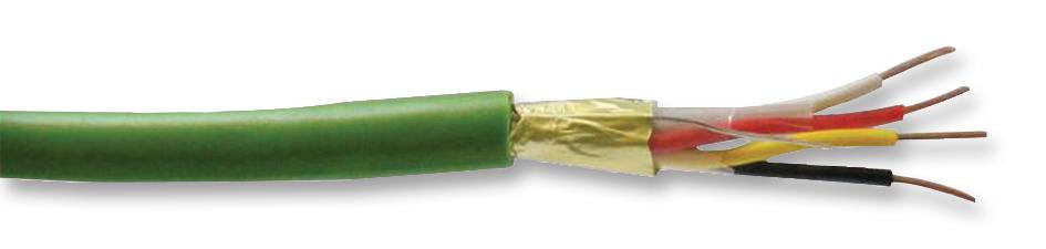 Belden Ye00820.00100 Cable, Bus, 2 Pair, Green, 100M