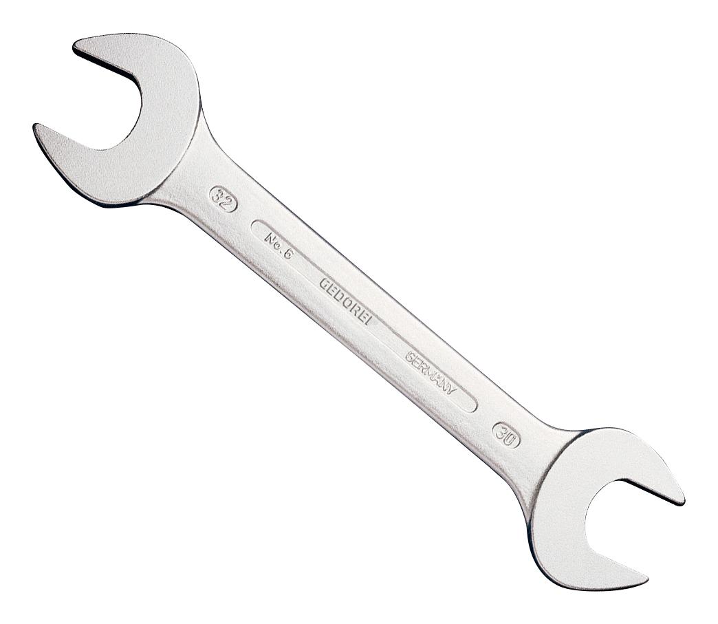 Gedore 6067580 Double Open End Spanner, 24X27mm, 264mm