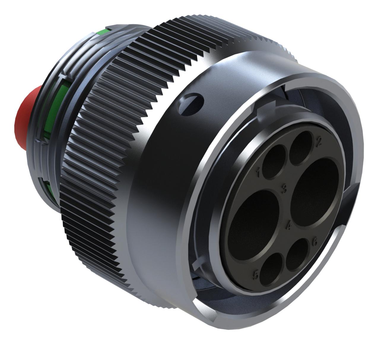 Amphenol Sine/tuchel Ahdm06-18-06Pn-C030 Circular Connector, Plug, 2Pos, Cable