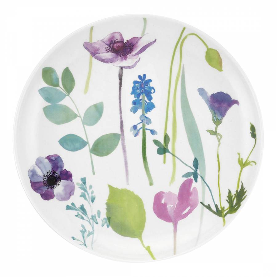 Set of 4 Watergarden Coupe Plate 22.5cm
