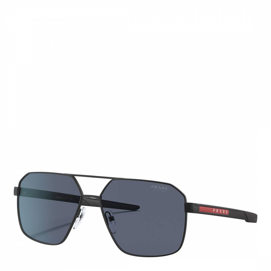 Men's Black Prada Sunglasses 49mm