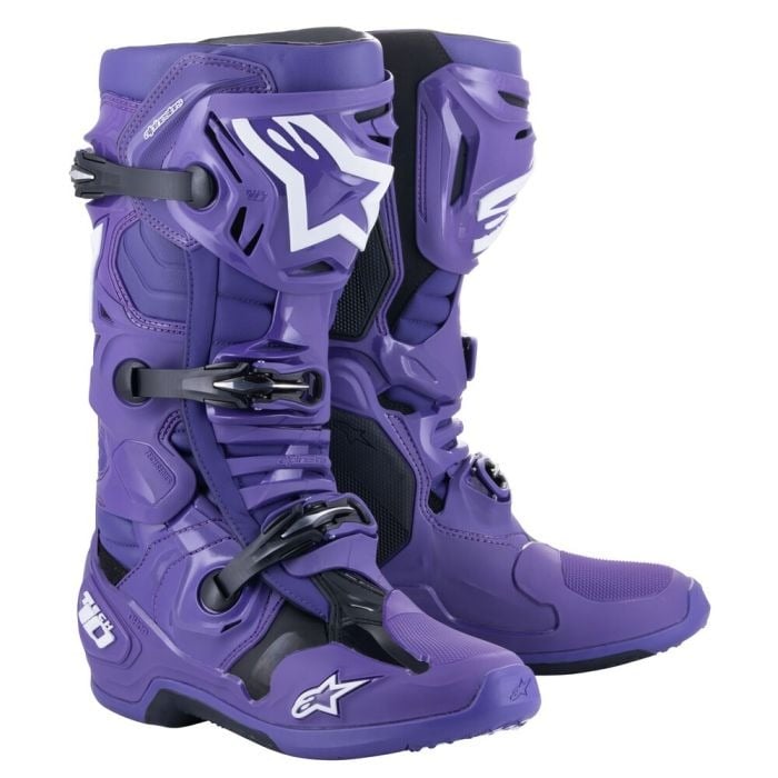 Alpinestars Tech 10 Ultraviolet Boots Black Size US 9