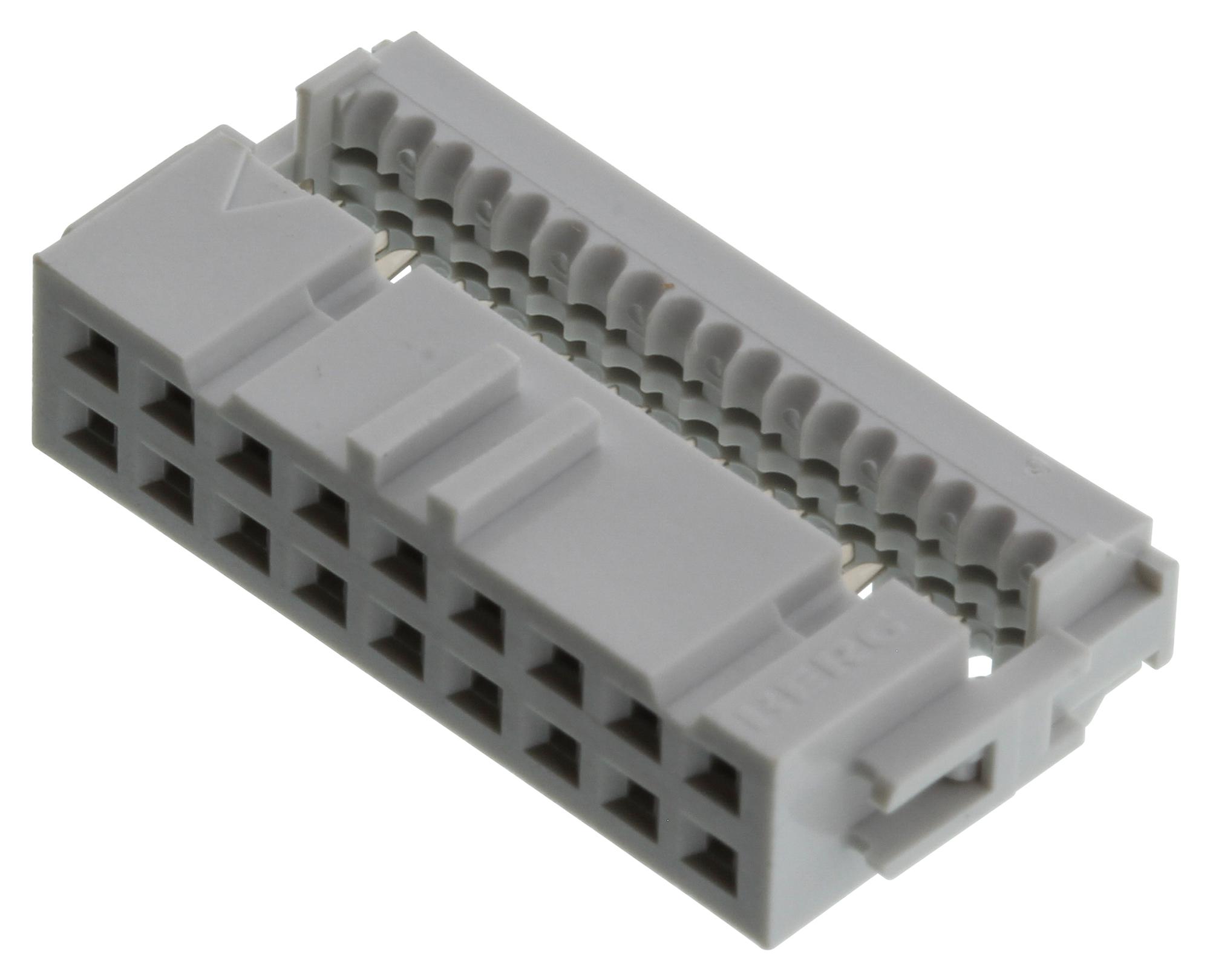 Amphenol Communications Solutions 71600-118Lf Idc Connector, Rcpt, 18Pos, 2Row, 2.54mm