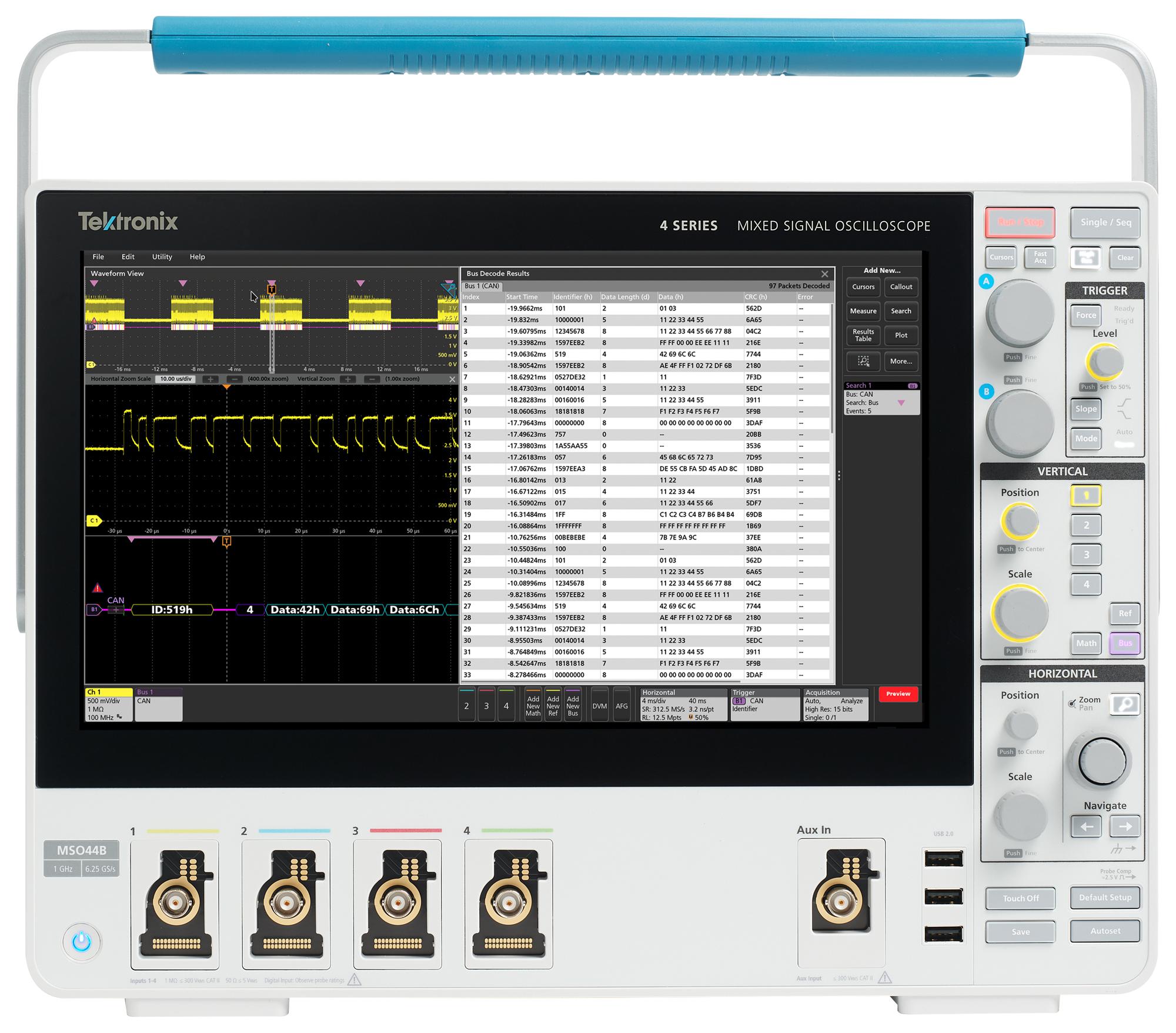 Tektronix Mso44B 4-Bw-200 Mso, 4+32 Channel, 200Mhz, 6.25Gsps