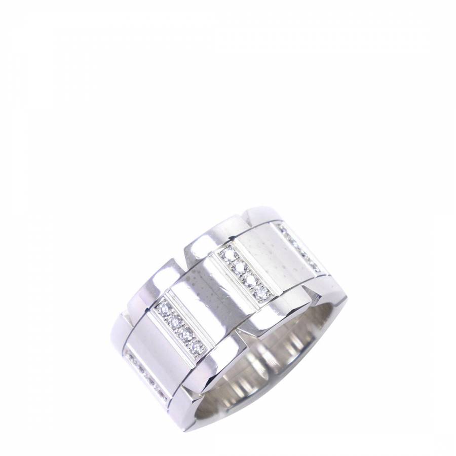 Silver Tank Francaise Ring 51
