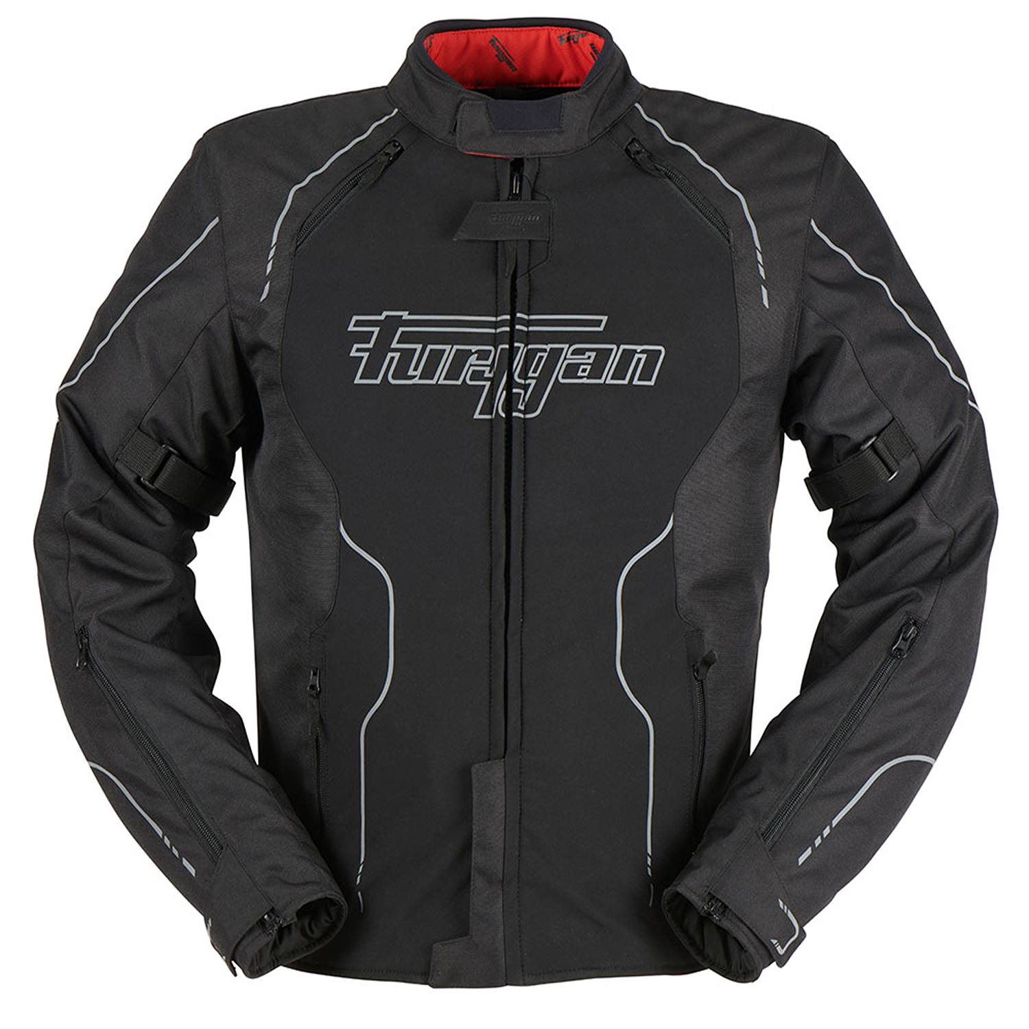 Furygan Legacy 2W1 Jacket Black Reflective Grey Size M