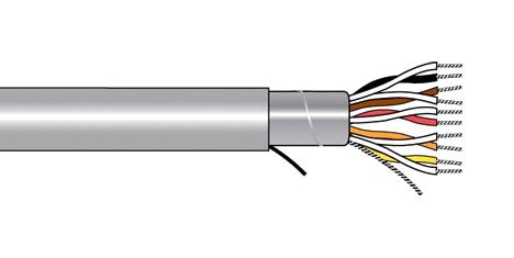 Alpha Wire 5459/19C Sl005 Shld Multipair, 19 Pair, 20Awg, 30M