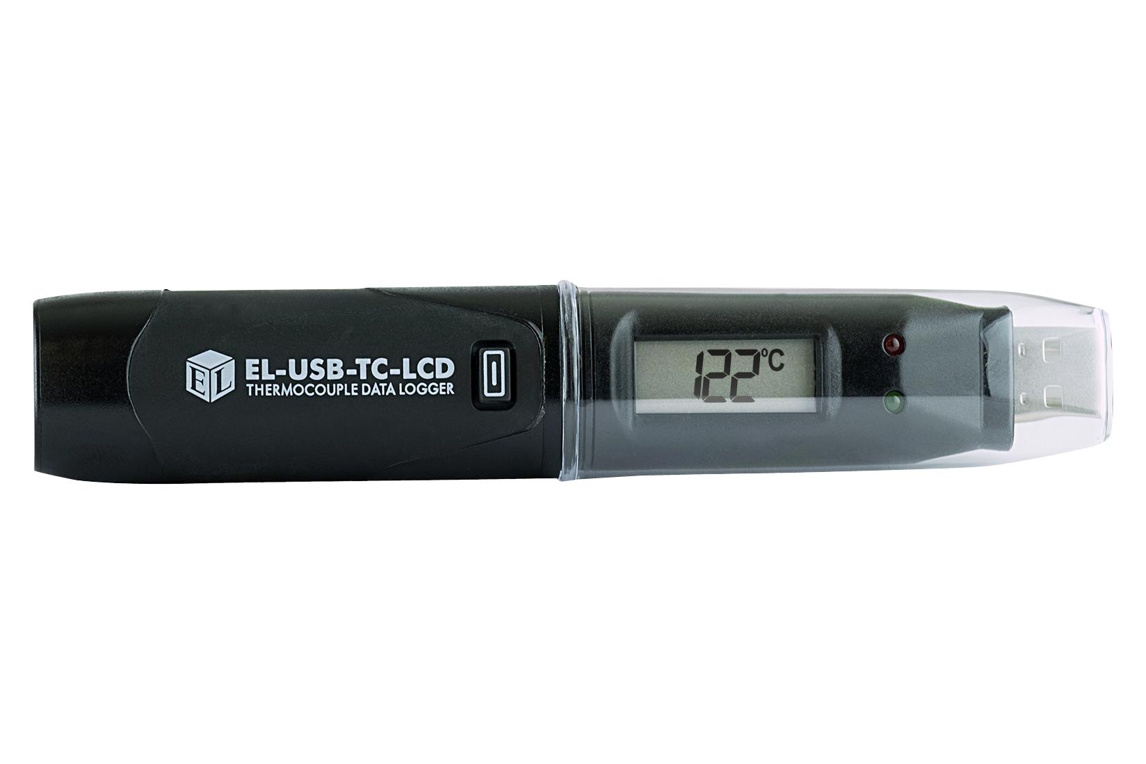 Lascar El-Usb-Tc-Lcd Data Logger, -200Deg To 1350Deg, Usb,lcd