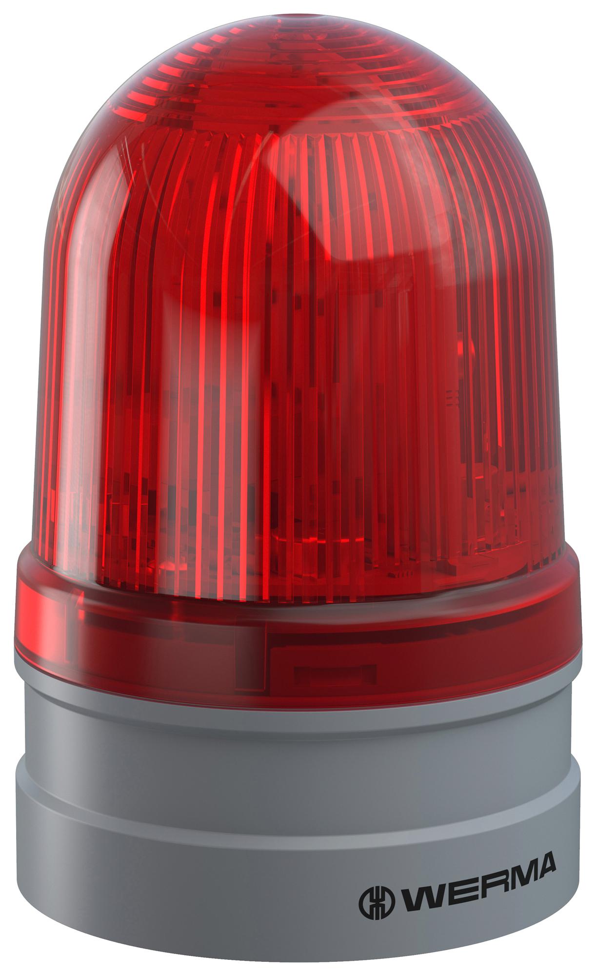 WERMA 26112070 Beacon, Led, Evs/flash/twinflash, Red