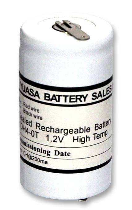 Yuasa 1Dh4-0T Battery,d,ni-Cad,4Ah,1.2V