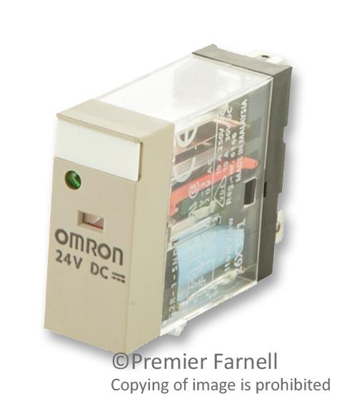 Omron G2R-1-Snd Dc24(S) Relay, Spdt, 250Vac, 30Vdc, 10A