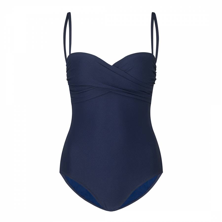 Navy Crossover Swimsuit