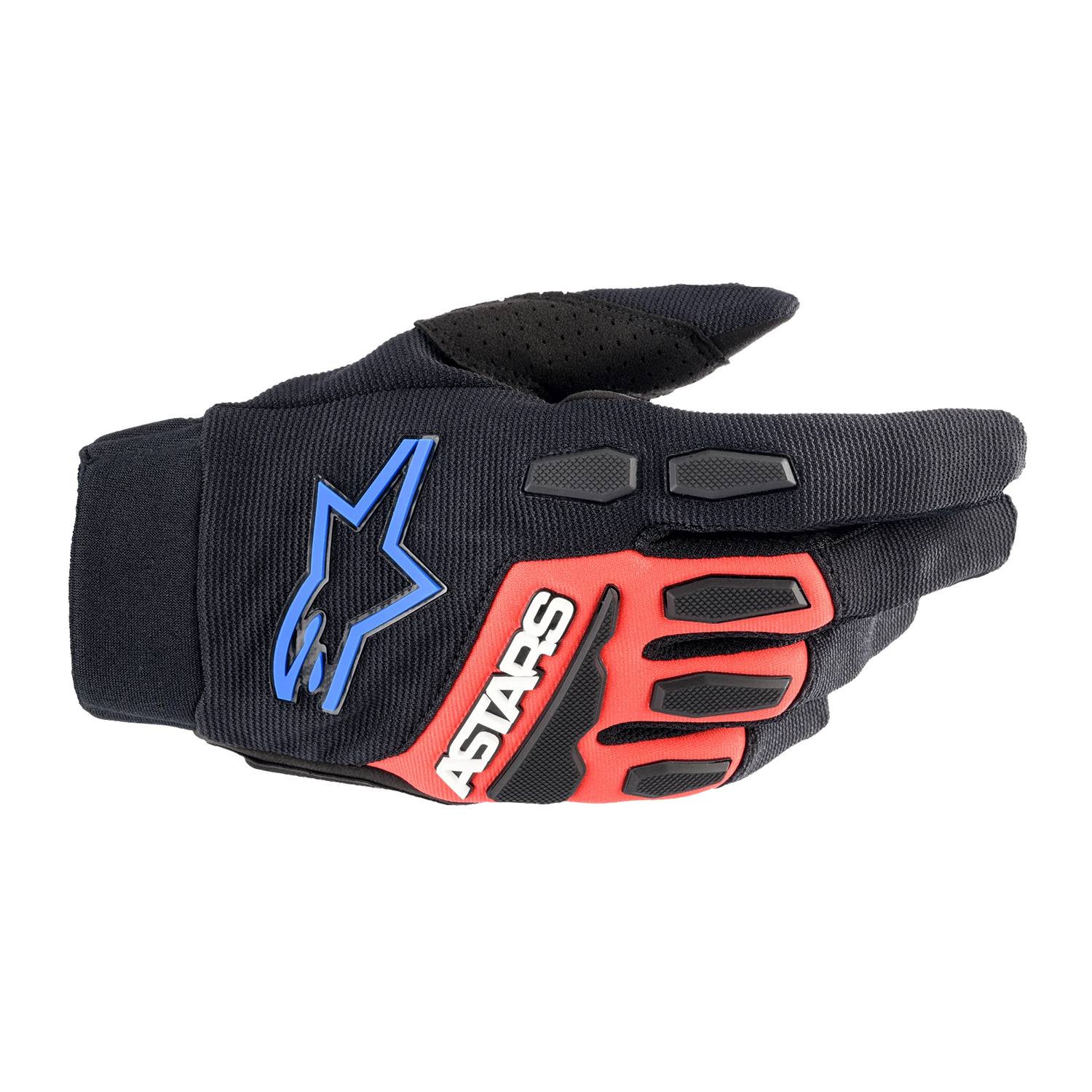 Alpinestars Full Bore Xt Gloves Black Bright Red Blue Size S