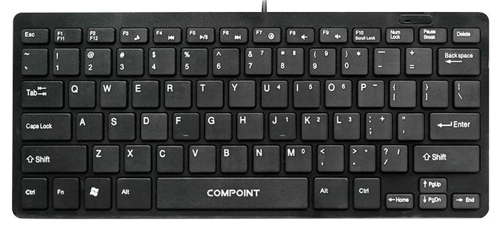 Compoint Cp-K7070 Keyboard, Wired, Compact, Usb